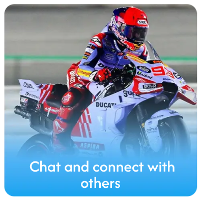 chat and connect with others